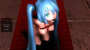 3D HATSUNE MIKU VortexPlays The Northwood Lair-by Stratovarius