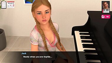 MELODY:Naughty Girl Is Flashing Her Professor-Ep49
