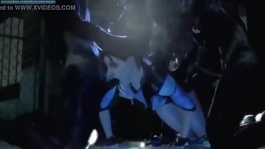 Jill gangbanged by zombies