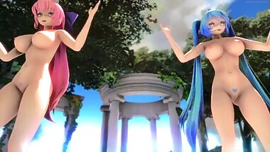 [R-18] GLIDE (kradness) Hatsune Miku & Megurine Luka [VOCALOID]