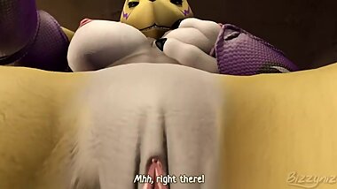 Renamon lick + oral sex