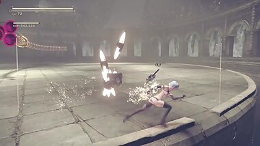 NieR:Automata GOTY A2 Nude Mod Sexy Outfit Full Walkthrough Part 43 JAP ENG