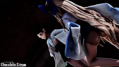 MMDKANCOLLE_Chocolate_Cream_NOPANTIES_PANTYHOSE_LOWANGLE(??????????????)VER