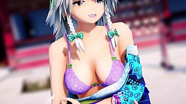 TOUHOU MMD Sakuya Gokuraku_Zyoudo