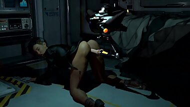 Cyberpunk 2077 ¶ V gets fucked by a drone