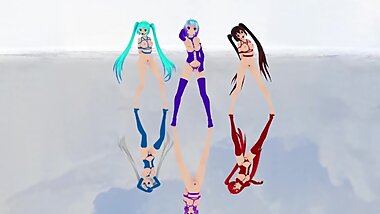 3D MMD - ECHO - Bondage Dance