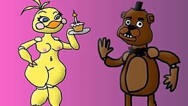 FNAF: Freddy Fucks Chica's Tits