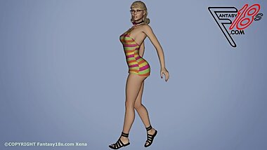 Xena 18 Year Old 3D Teen Female Galleries At www.Fantasy18s.com