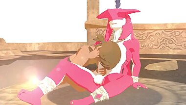 Link gives blowjob to Sidon