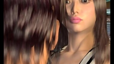 Lovely Giants - Kaho [picture story] Threesome (FFM)