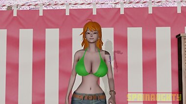 Nami transitions (Honey Select)