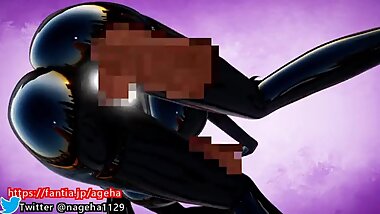 3d hentai big titsgirl doggystyle & tits fuck