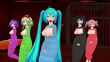 3D MMD - Bar Bar Bar - Mummified Dance