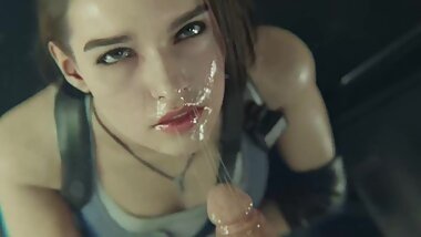 Jill Valentine Resident Evil 3 Remake [Bulging Senpai] (With Sound)