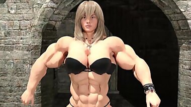 The thief_female musclegrowth animation