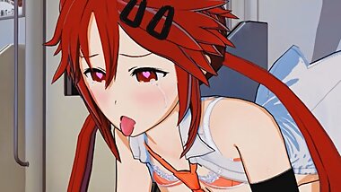 Uzume Fucked on Public Train
