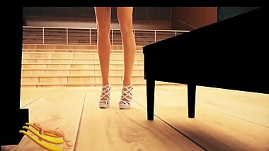 Trampling Sonata Trailer - giantess trampling guy pedal pumping crush 3d