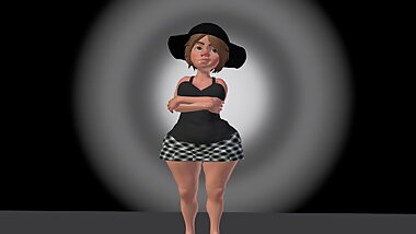 wind upskirt ENF 3d animation test