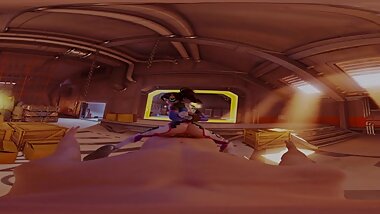Overwatch - D.va tied up POV