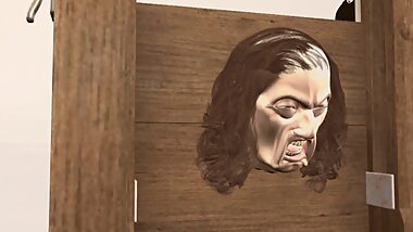 Funny Guillotine Decapatation 3D