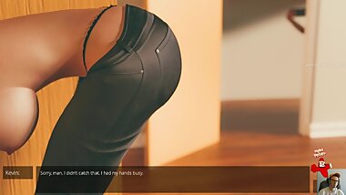 Come inside - 3D adult game (Lindsey romance path) ep.1