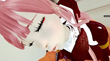 Zero Two's new mounting system (Honey Select: Darling in the Franxx)