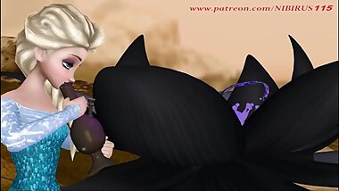 Elsa's bad habit by nibirus