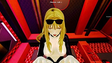 Julia evades capture using sex (Honey Select: Cowboy Bebop)