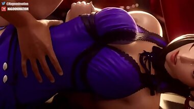 Final fantasy 7 remake - Cumming inside Tifa