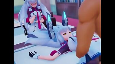 ?MMD?Kantai Collection Murakumo Sex Doll?3D Animation?
