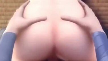 Innocent pink maid pussy fucked hard to orgasm