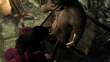 SUCCUBUS AMAZON DEMONESS GIANTESS AGATHICKA PT4 SKYRIM REVERSE femdom