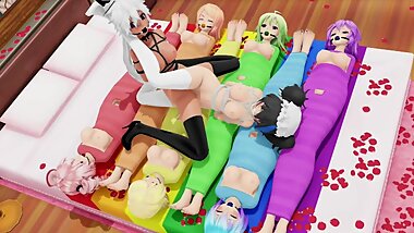 Wrapped in Lesbian Pride [Full Tied Edition] (Yuri Bondage Sex/Foot Fetish)