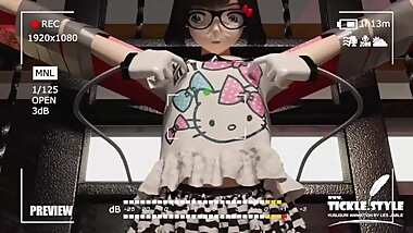 [PREVIEW] 3D Anime Girl Nipple and Armpit Tickle view 1