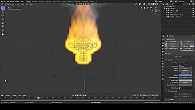 Sexy Model caught on fire