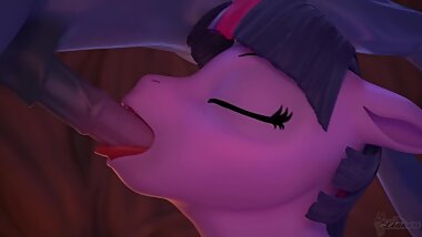 My Little Pony; Twilight x OC Deepthroat And Fucking
