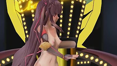 MMD Yukikaze Pink Cat