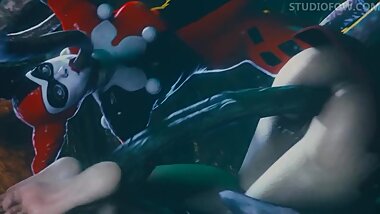 Harley Quinn and Poison Ivy  Fuck