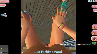 GIRLFRIENDS SUMMER SEX PARTY, 3D ADULT SIMULATOR, LETSPLAY2