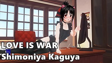 Shimoniya Kaguya - LOVE IS WAR custom maid 3D 2 Hentai POV