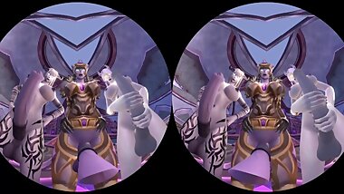 Draenei Paladin Taker POV VR - suck her cock