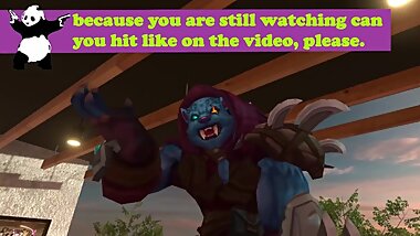 night hunter rengar from League of Legends with Coco de mal doing the song peter
