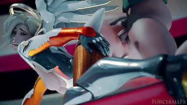 Mercy's rough sex with Lucio