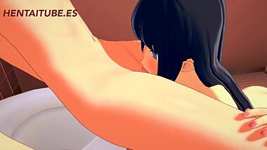 Naruto Yuri Hentai - Sakura x Hinata scissors and cunilingus