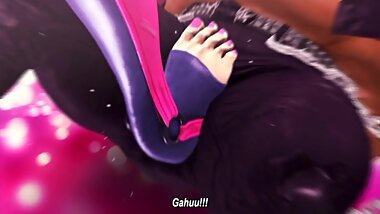 STREET FIGHTER / JURI ROUGH SEX WITH BIRDIE (FEET) [SFM]
