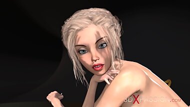 The guy in the mask fucks the young female pianist. 3dxpassion