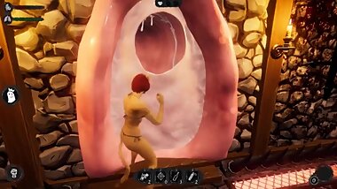 furry dungeon slave monsters game 3d fantasy