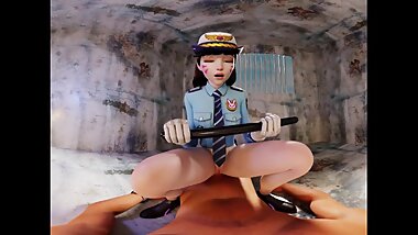 Overwatch: Dva's Prison Punishment VR 3D