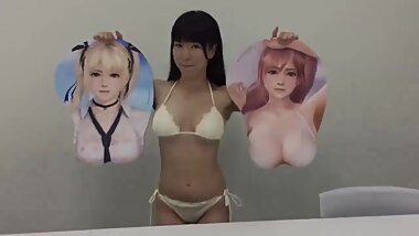 Marie Rose & Honoka 3D sexy mousepads (DOA) Dead or Alive