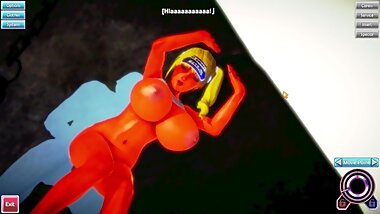Busty Blonde 3D MMD SFM Anime Eroge 17